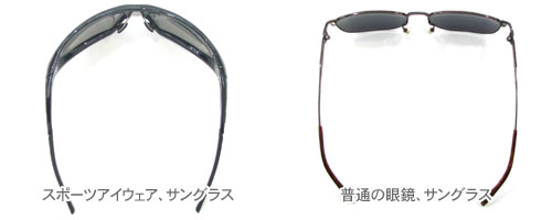 ハイカーブサングラス